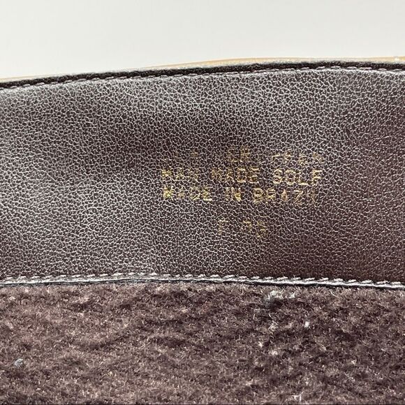 ALDO Boots High Heel Boots Mid Calf 
Tan Pointed Toe Quality Leather Size 7.5 38 - Picture 9 of 9